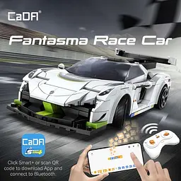 Конструктор дитячий машина на радіокеруванні CADA Fantasma Race Car Vehicle 322 деталей  - мініатюра 6