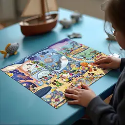 Дитячий віммельпазл "Музей Океанаріум" DoDo Toys 300641, 150 елементів - мініатюра 6