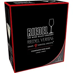 Набір келихів для шампанського Riedel Veritas Champagne 445 мл 2 шт. (6449/28) - мініатюра 3