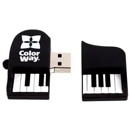USB флеш накопичувач ColorWay Piano 32 GB 3.0 Black (CW-USBPO32) - мініатюра 6