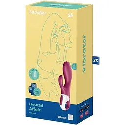 Смарт-вібратор кролик із підігрівом Satisfyer Heated Affair - мініатюра 4