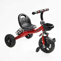Велосипед триколісний Best Trike, колеса EVA, переднє 10’’, заднє 8’’, сталева рама, кошик, бутилочка BS-12190