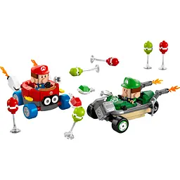 Конструктор LEGO Super Mario Mario Kart Baby Mario vs. Baby Luigi 321 деталь (72034) - мініатюра 3