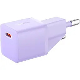 Мережевий зарядний пристрій Baseus GaN5 Fast Charger Mini 1C 20W Purple (CCGN050105 ) [105944] - мініатюра 4