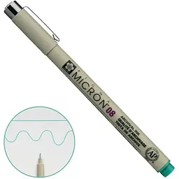 Лінер Pigma Micron (0.8) 0.5 мм Зелений Sakura