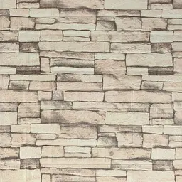 Самоклеюча 3D панель 3D Loft під бежеву катеринославську цеглу 700x770x2мм (344-2)