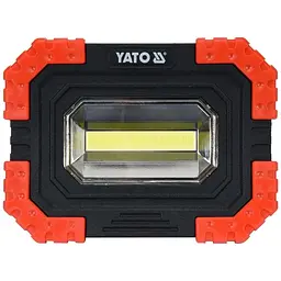 Прожектор діодний Yato переносний 10 Вт 680 лм 3 режими 160x120x45 мм магніти червоно-чорний (YT-81821) - мініатюра 2