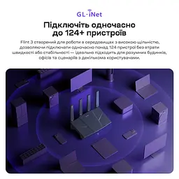 WiFi 7 маршрутизатор GL.iNet Flint 3 (GL-BE9300-EU) 2.5G тридіапазонний (73-01006) - мініатюра 7