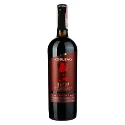 Вино Koblevo Bordeaux Кагор український, червоне, десертне, 16%, 0,75 л