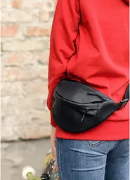 Поясна сумка бананка Sambag Urban SKH чорний 24 х 15 х 8 см (85151001) - мініатюра 5