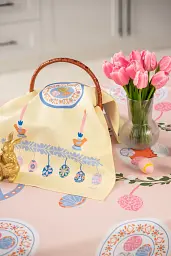Скатертина «Великодній вінок» рожева 130х170 - мініатюра 9