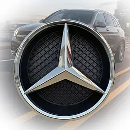 Емблема решітки Mercedes-Benz GLC, GLE, GLS class хром 205 мм пластик OEM A0008880160 - мініатюра 4