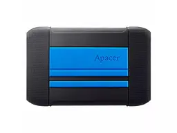 Зовнішній жорсткий диск Apacer 1 TB AC633 AP1TBAC633U-1 чорно синій - мініатюра 3