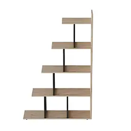 Етажерка Ferrum-decor Стелла 1600x1020x300 Чорний метал ДСП Дуб Сан-Марино (FRD-103464)