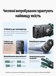 Обтискні кліщі для мережевого кабелю UGREEN NW200 кримпер для RJ45 8P та RJ11 6P зі зняттям ізоляції та різанням для конекторів Cat5 / Cat5e / Cat6 / Cat6a / Cat7 / Cat8 не для наскрізних конекторів або 4P з обтисканням хвостового затискача два отвори 8P без перемикання викруткою з м’якими нековзними руків’ями з фіксувальним кільцем для зберігання чорні (15115) - мініатюра 11