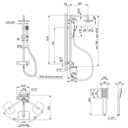 Душова система Qtap Grand WCR 1004 - мініатюра 9