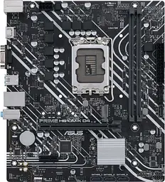 Материнська плата ASUS PRIME H610M-K D4 (PRIME H610M-K D4) (Socket 1700, Intel H610, Micro-ATX)