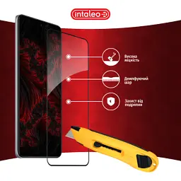 Скло захисне Intaleo Full Glue Xiaomi Poco F5 Pro Black (1283126589928) - мініатюра 5
