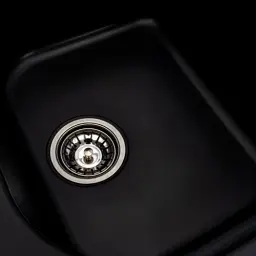 Кухонна мийка Platinum 7950 Equatoria гранітна глянцева з кріпленням 79x50 см чорна (000035799) - мініатюра 5