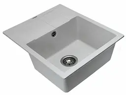 Кухонна мийка Platinum 5851 ARIA біла (SP000033265) - мініатюра 2