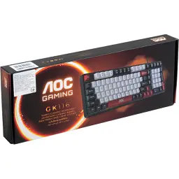 Клавіатура AOC GK116B LED USB UA Black (GK116B/97) - мініатюра 12