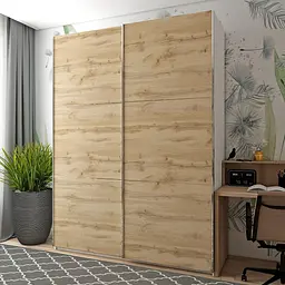 Шафа-купе Doros G-Caiser Білий / Дуб Евок 2 ДСП / 3 частини 180х60х240 (42005020)