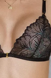 Комплект з відкритим доступом Passion DELIENA Set XXL/XXXL black ліф стрінги пояс для панчох - мініатюра 8