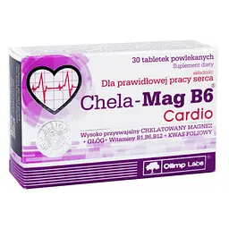 Вітаміни та мінерали Olimp Chela-Mag B6 Cardio 30 пігулок
