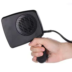 Автомобільний обігрівач від прикурювача 12 V/200 W Чорний (8509)