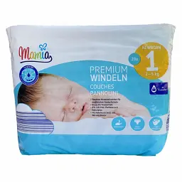 Підгузки Mamia Premium 1 (2-5 кг), 28 шт