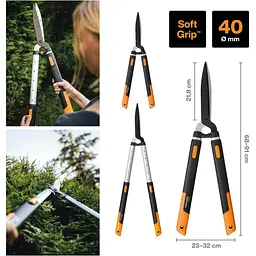 Ножиці для живоплоту Fiskars SmartFit HS86 (1013565) - мініатюра 2