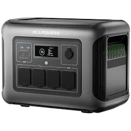 Портативная зарядная станция Allpowers R1500 Lite LiFePO4, 1056 Вт/ч 1600 Вт (R1500 Lite)