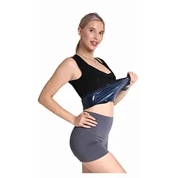 Жіноча термомайка Sweat Shaper з ефектом сауни XL/XXL, чорна