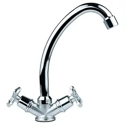 Змішувач QN 1/2" для кухні економ на шпильці (КРАТНО 2шт) AQUATICA QN-2B158C (9786100) - мініатюра 3