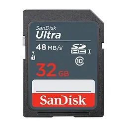 Карта пам'яті SanDisk 32GB SDHC class 10 UHS-I Ultra Lite (SDSDUNR-032G-GN3IN)