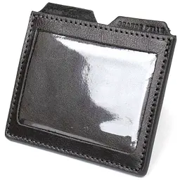 Шкіряний картхолдер Grande Pelle 11502 чорний - мініатюра 2