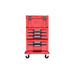 Набір ящиків Qbrick SYSTEM PRO RED DRAWER WORKSHOP SET 4 2.0 RUHD мобільна шафа 525x345x885 мм - мініатюра 2