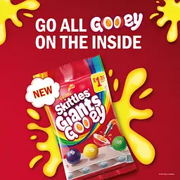 Драже Skittles Giants Gooey Pouch Bag 109g - мініатюра 4