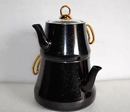 Двоярусний чайник O.M.S. Collection 8203-L Black (1,2/2,2 л.) - мініатюра 8