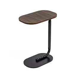 Столик приставний овальний SW-00003367 45x28x59 см Walnut Wood