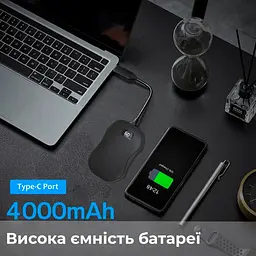 Обігрівач для рук кишеньковий з павербанком 4000 mAh Чорний (90790001) - мініатюра 2