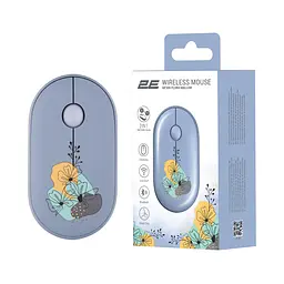 Комп'ютерна миша 2E MF300 FLORA:MALLOW Silent WL BT синій teh0014093 - мініатюра 7