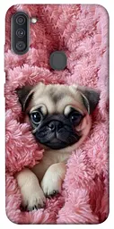 TPU чохол Demsky Мопс у ніжностях для Samsung Galaxy A11