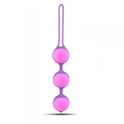 Вагінальні кульки Toyz4lovers Bi-Balls Triple, 21 см (фіолетовий)
