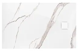 Душовий піддон Rea Magnum 80x100 carrara white REA-K7004, Мармур - мініатюра 2