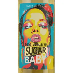 Вино Sugar Baby біле напівсолодке 0.75 л - мініатюра 3