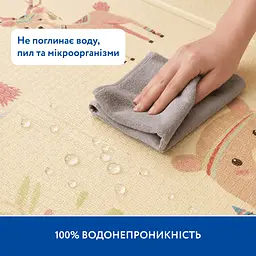 Великий двосторонній ігровий термокилимок Piccolino Ведмежа і друзі 180х200х1,5 см (26000005) - мініатюра 6