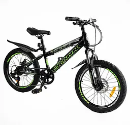 Велосипед спортивний 20'' CR-20440 «CRANK» Corso сталева рама, обладнання LTWOO-A2, 7 швидкостей, зібраний на 75% (6800067204403) - мініатюра 2