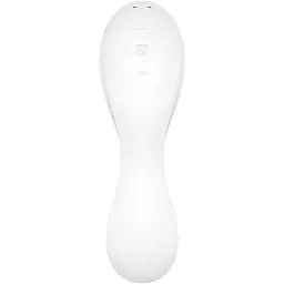 Вакуумний смарт-стимулятор із вібрацією Satisfyer Curvy Trinity 5+ Білий - мініатюра 5