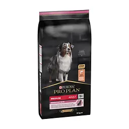 Сухий корм для собак Purina Pro Plan Dog Medium Adult Sensitive Skin з лососем і рисом 14 кг (7613035120464) - мініатюра 3